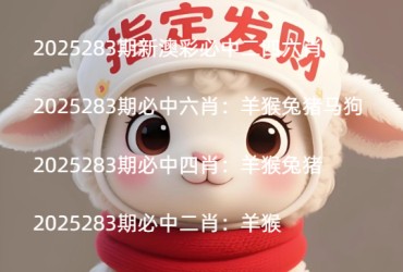 2025283期新澳彩必中二四六肖
